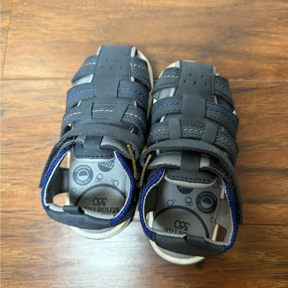 Stride Rite Paddy Navy Blue Sandals-Size 7M